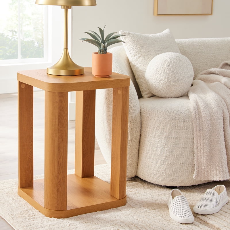 Juliet End Table - Modern Accent Table with Storage