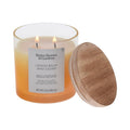 Lemon Balm and Cedar Scented 2-Wick Ombre Jar Candle - 12 oz