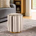Lillian Velvet Tufted Ottoman - Multiple Colors Available