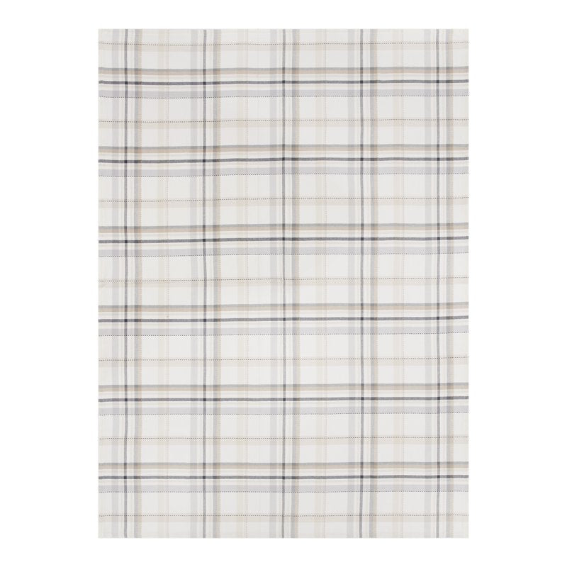 60" x 84" Plaid Tablecloth - 100% Cotton - Multi Color