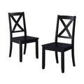 Maddox Crossing Dining Chairs Set of 2 - Black