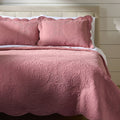 Better Homes & Gardens Paisley Medallion Cotton Quilt - Full/Queen, Rose, Scalloped Bedding