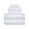 Bath Towel Set with 6 Pieces - Arctic White, Soft & Absorbent Cotton