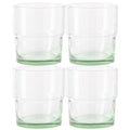 Recycled Green Glassware - 10 oz Glasses, 4 Pack - Single