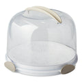 Round Cake Carrier with Clear Cover - 13 Inch, BPA Free