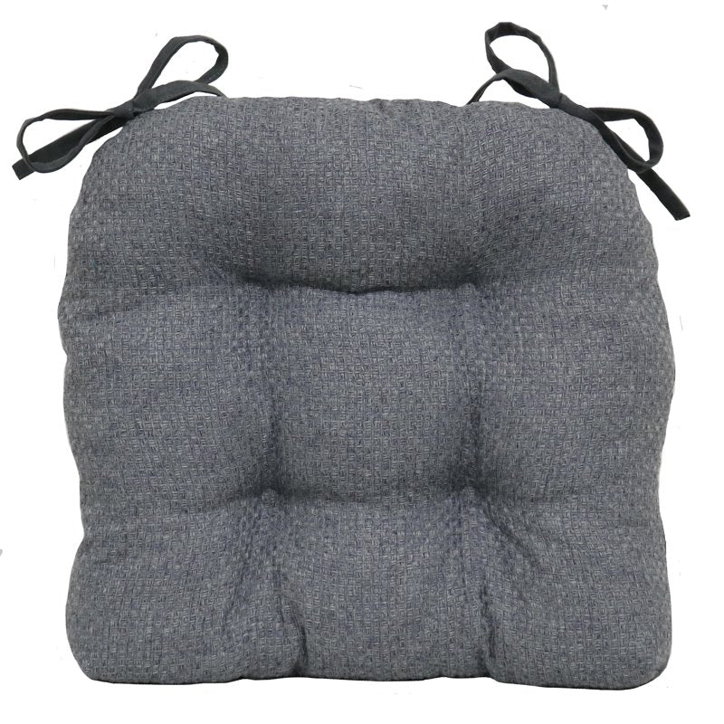 Shredded Memory Foam Chair Cushion - Grey Flannel, 16" x 14.5" - Single