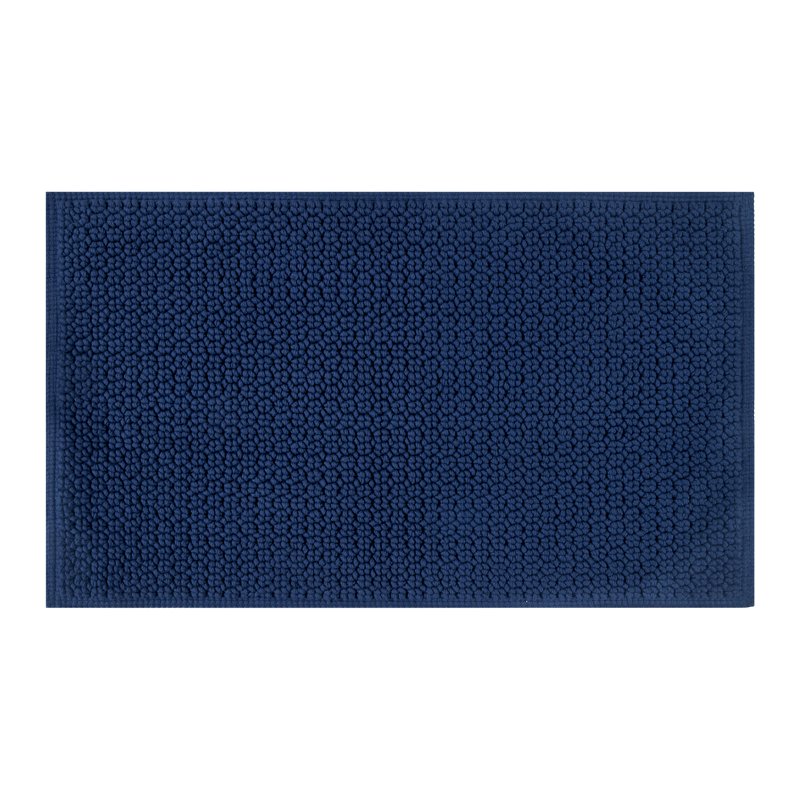 Better Homes & Gardens Soft Cotton Looped Bath Mat - Blue Admiral 20 x 34 inches - Single