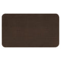 Cotton Memory Foam Bath Rug - Brown Basket, 20x34 Inches, Non-Slip