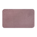 Memory Foam Cotton Bath Rug - Violet Gem, 20x34 Inch, Non-Slip