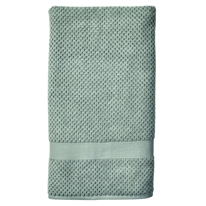 Better Homes & Gardens Green River Soft Popcorn Textured Bath Sheet - 34x64 Inches