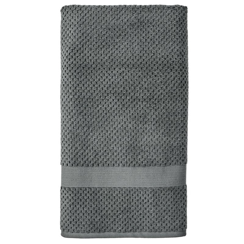Better Homes & Gardens Soft Cotton Popcorn Textured Bath Sheet - Grey Flannel