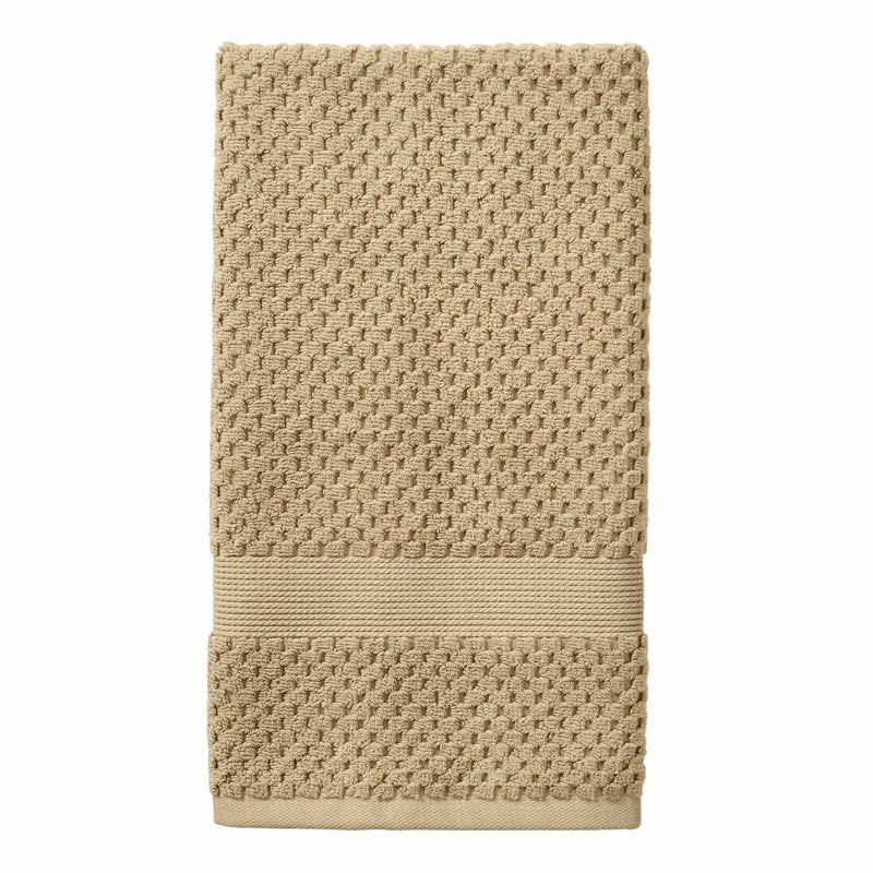 Better Homes & Gardens Soft Cotton Popcorn Textured Hand Towel - Almond Biscuit