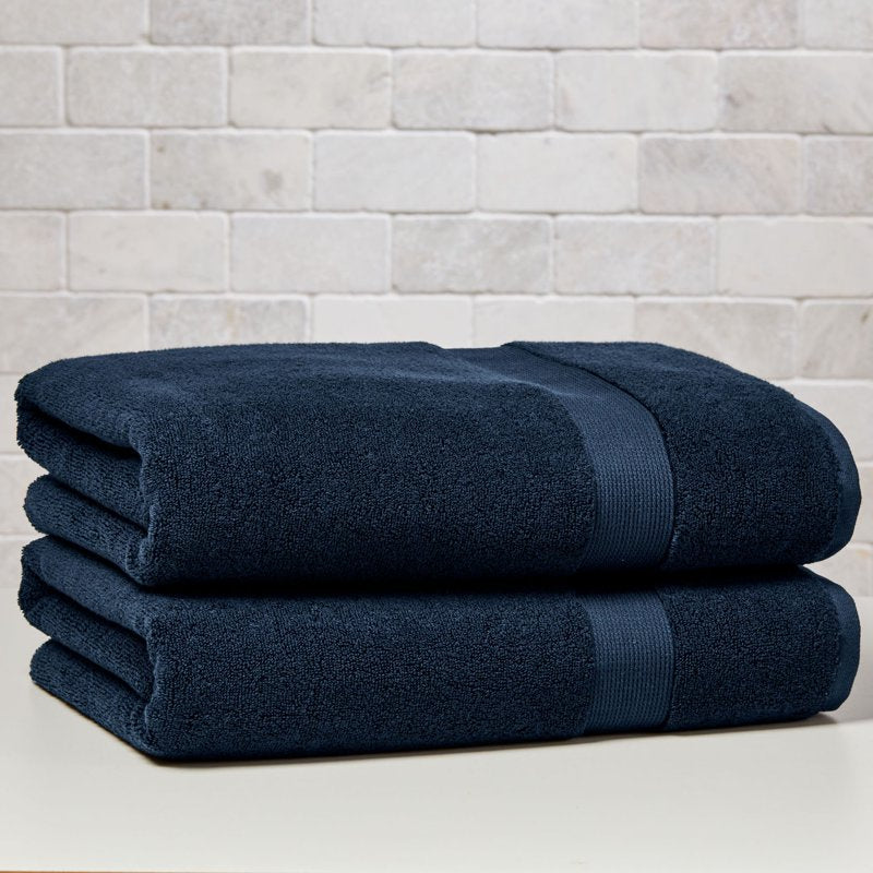 Better Homes & Gardens Blue Admiral Soft Cotton Bath Sheet Set - 2 Pieces