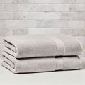 Better Homes & Gardens Soft Solid Cotton 2 Piece Bath Sheet Set - Silver