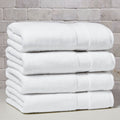Better Homes & Gardens Soft Cotton Bath Towel Set - Arctic White, 4 Pieces