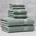 Better Homes & Gardens 6-Piece Soft Cotton Towel Set - Green River, Variation 1