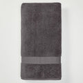 Cotton Bath Sheet - Soft, Absorbent, Fade-Resistant, 34x64 Inches - Grey Flannel Variation