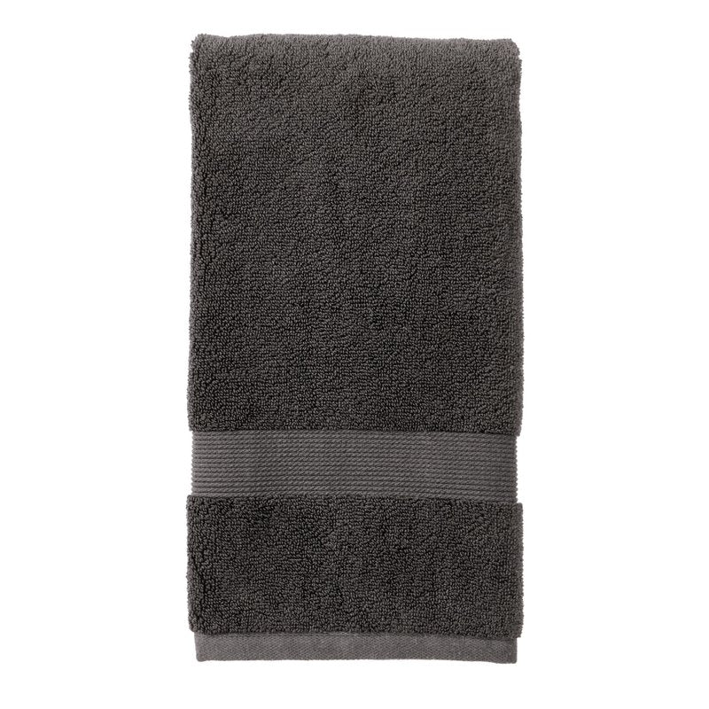 Better Homes & Gardens Soft Cotton Hand Towel - Grey Shadow, 16x28 Inches