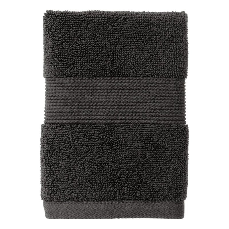 Soft Cotton Washcloth - Better Homes & Gardens Signature Grey Shadow - 13x13 Inches - Pack of 1