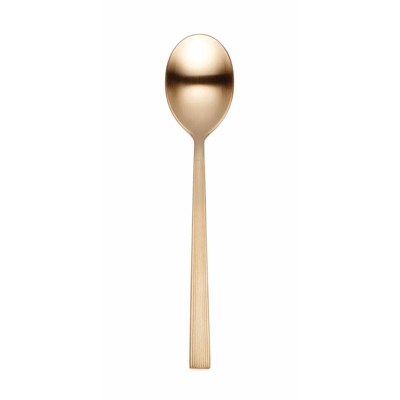 Stainless Steel Dinner Spoon - River Gold Finish