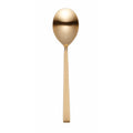 Stainless Steel Serving Spoon - River Gold Finish, Single