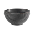 Stoneware Cereal Bowl - Grey, Durable & Microwave Safe