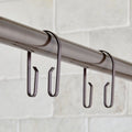 Better Homes & Gardens U-Shape Rustproof Stainless Steel Double Shower Hooks - Bronze Set of 12
