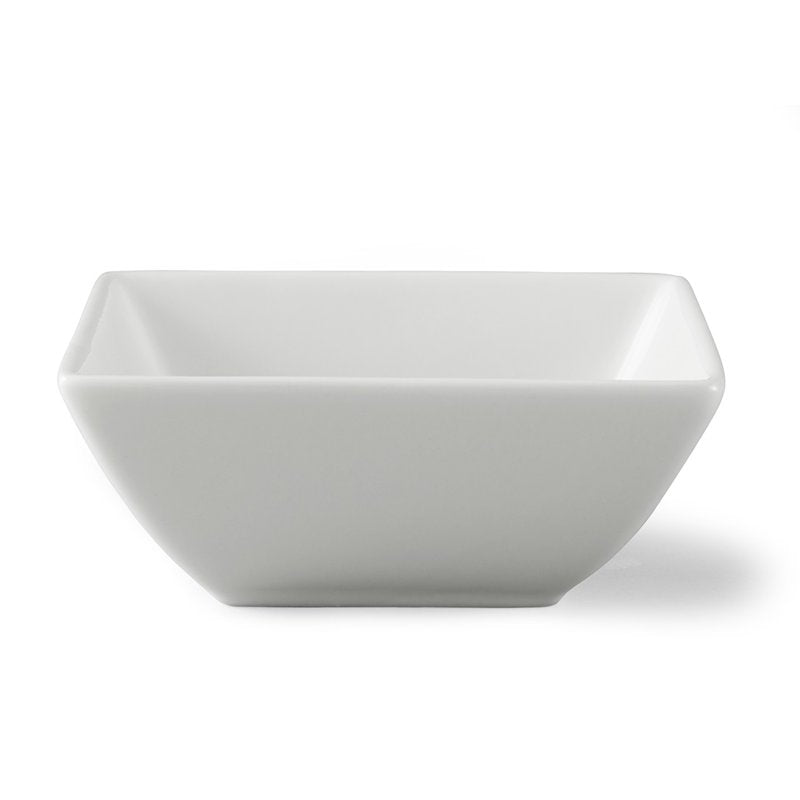 White Porcelain Square Appetizer Bowl - Single