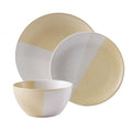 Yellow Hayes Stoneware 12 Piece Dinnerware Set - Yellow