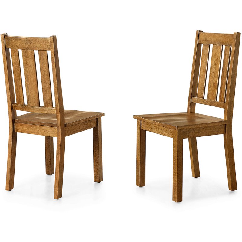 Dining Chair Set of 2 - Classic Honey Bankston Style