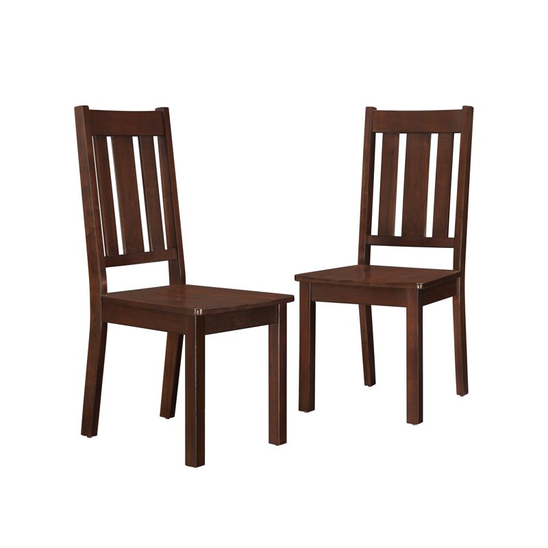 Bankston Dining Chair Set of 2 - Mocha - Classic Indoor Seating