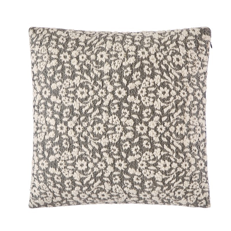 Better Homes & Gardens Black Burned Blooms Pillow - 20x20 Inches, Black