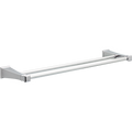 Double Towel Bar 24 Inch Chrome Bathroom Wall Mount