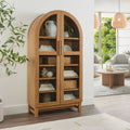 Better Homes & Gardens Juliet Arch Accent Cabinet - Light Honey Finish