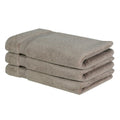 Beige Hand Towels Set - 3 Pack, 16 x 26 Inches, 100% Cotton, Super Absorbent