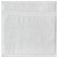 White Cotton Washcloths for Body and Face - Soft, Absorbent, 12x12 Inches, 1 Pack