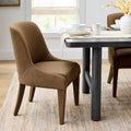 Windsor Upholstered Dining Chairs - 2 Pack in Tobacco