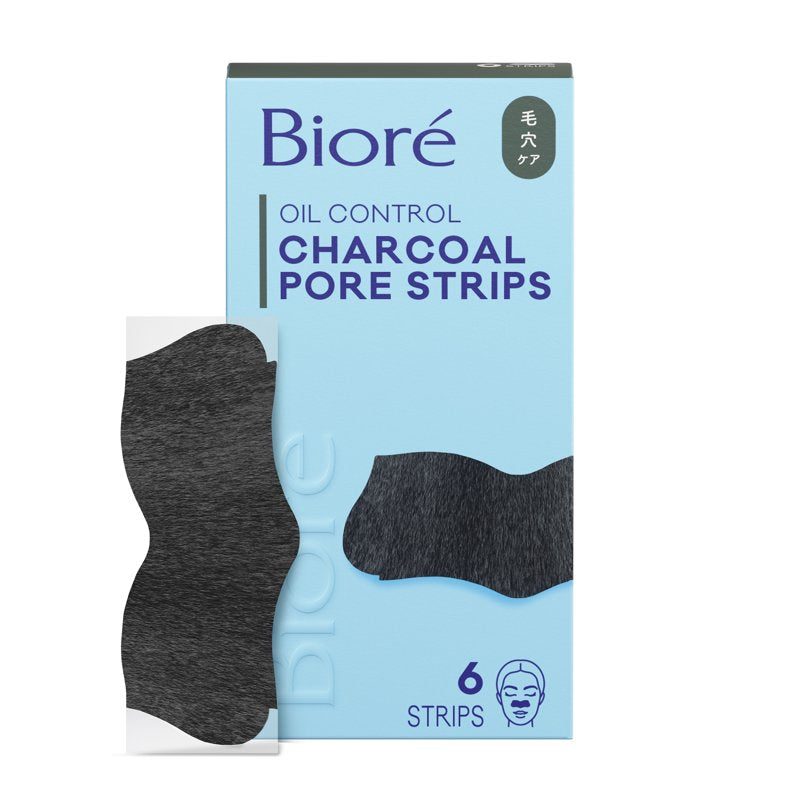 Deep Cleansing Charcoal Pore Strips - 6 Count Pack