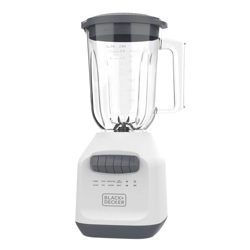 Ice Crush Blender - 56 Oz Jar, 750W Power, 8 Speeds - White