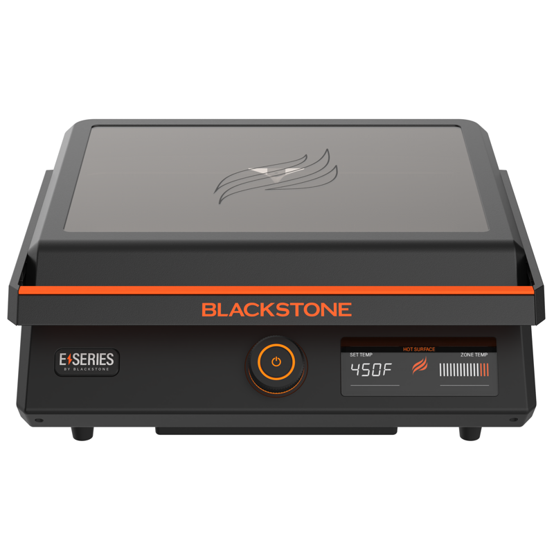 17-Inch Electric Griddle with Hood - Non-Stick Surface