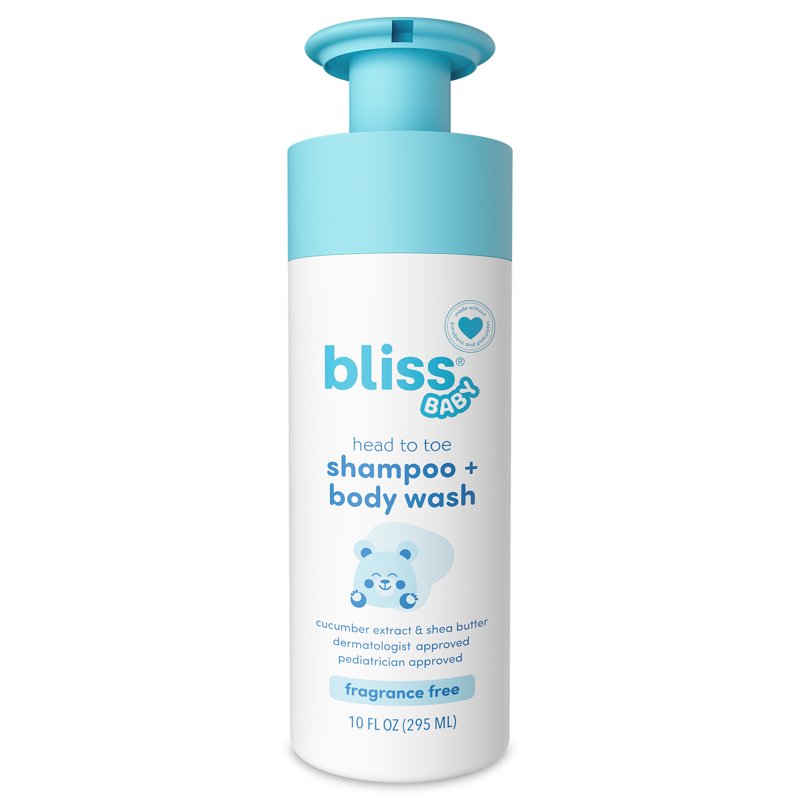 Gentle 2-in-1 Baby Shampoo & Wash - Vegan, Fragrance-Free, Hydrating