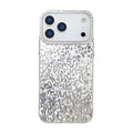 White Glam Protective Phone Case for iPhone 17 Pro - Blue Variation