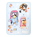 Kids Bluey Family Throw Blanket - Soft Coral Fleece, 46x60 Inches