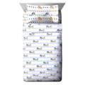 Bluey In The Dream Kids 4-Piece Full Sheet Set - Microfiber, Blue, Reversible Pillowcase, BBC Studios