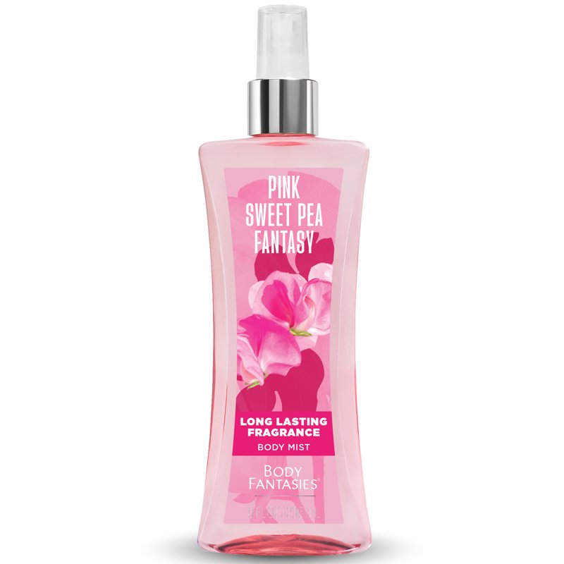 Pink Sweet Pea Fantasy Fragrance Body Spray - Long Lasting Feminine Scent