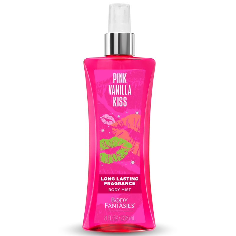 Pink Vanilla Kiss Fragrance Body Spray - Feminine Fruity & Gourmand Mist