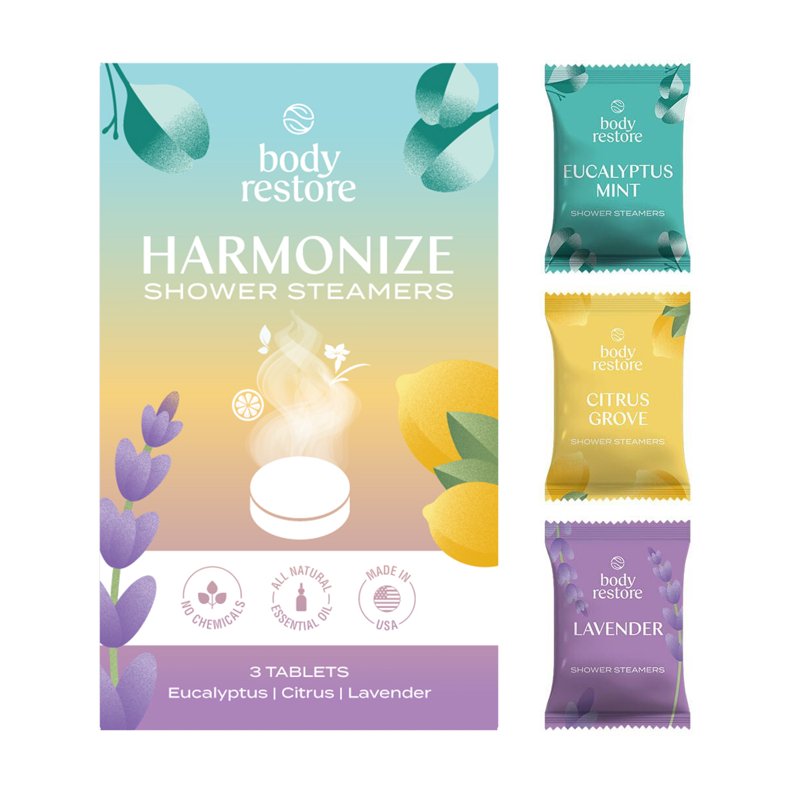 Aromatherapy Shower Steamers - Eucalyptus & Mint, Citrus, Lavender (3 Count)