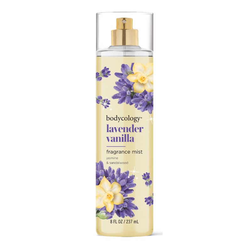 Lavender Vanilla Fragrance Body Mist - Long-Lasting Floral Scent, 8 fl oz