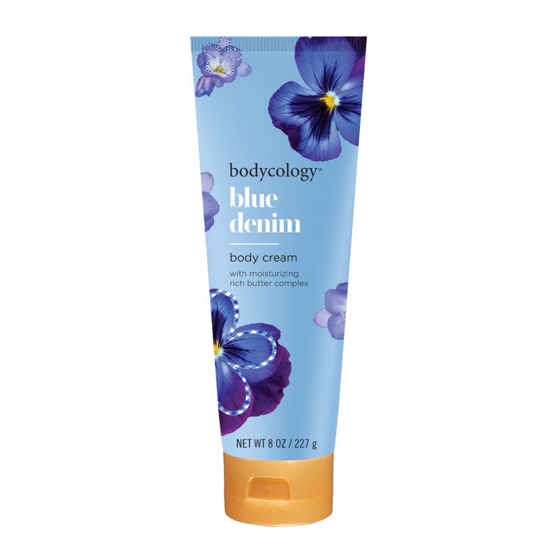 Blue Denim Shea Butter Body Cream - Ultra-Hydrating Floral & Fruity Lotion