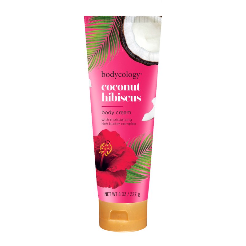 Coconut Hibiscus Shea Butter Body Cream - Ultra-Hydrating Moisturizer, 8 oz